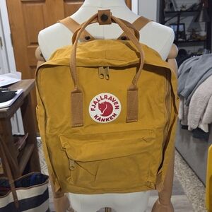 Fjallraven Kånken Backpack in Mustard Yellow
